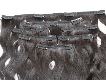 Porcellana Pettini facilmente la clip nelle estensioni naturali dei capelli, la clip bionda 8A nelle estensioni dei capelli fornitore