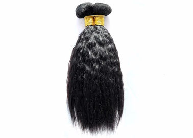 Porcellana Tessuto nero di estensioni dei capelli umani, tessuto naturale dei capelli umani di Remy di lustro fornitore