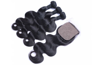 Porcellana Estensioni resilienti dei capelli 100 cuticole piene dei capelli umani di Remy allegate per le donne di colore fornitore