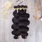 Cuticola piena brillante di grande quantità del tessuto brasiliano reale nero dei capelli stata allineata fornitore