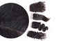 Chiusura rimbalzante della parte anteriore del pizzo dei capelli umani del nero 100 duratura senza nodi o pidocchi fornitore