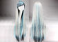 parrucche colorate lunghe dei capelli di 100cm multi, parrucche sintetiche colorate Wave diritte seriche fornitore