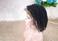 Parrucche umane ad alta densità della parte anteriore del pizzo, parrucche naturali della parte anteriore del pizzo dei capelli umani del nero della linea sottile fornitore